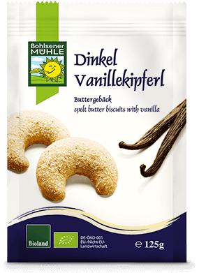 Dinkel Vanillekipferl - Bohlsener Mühle Onlineshop