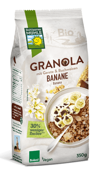 350g Granola Banane - vegan
