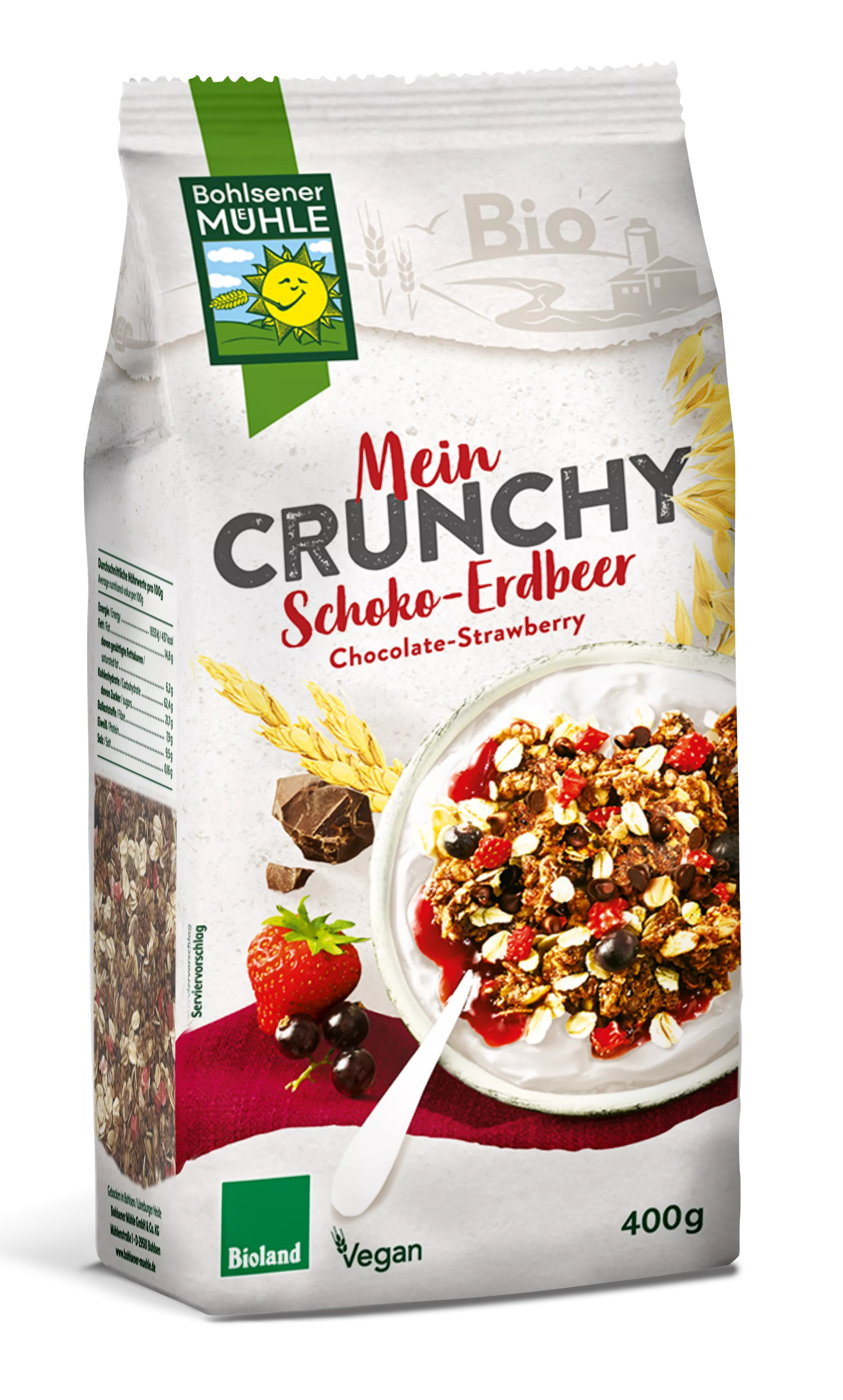 Mein Crunchy Schoko-Erdbeer  | Schoko-Müsli von der Bohlsener Mühle