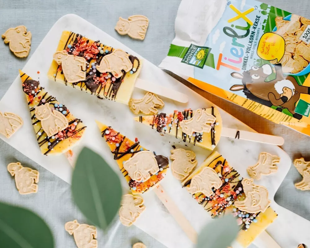 Leckere Bio-Tierkekse der Bohlsener Mühle