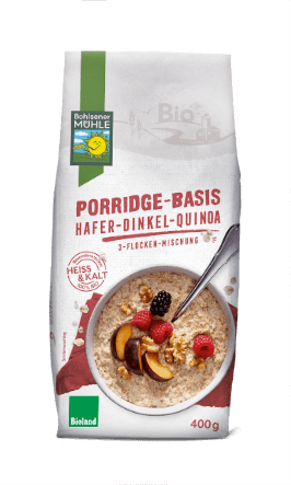 Porridge-Basis Hafer-Dinkel-Quinoa