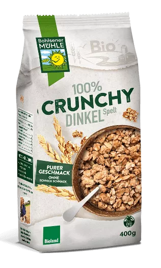 Knuspriges Bio Dinkel Crunchy 