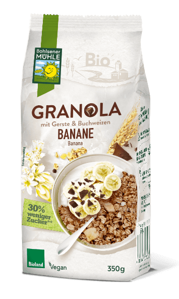 Granola Banane - 550g Packung