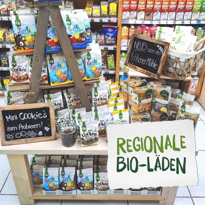 Regionale Bioläden  mit Produkten der Bohlsener Mühle
