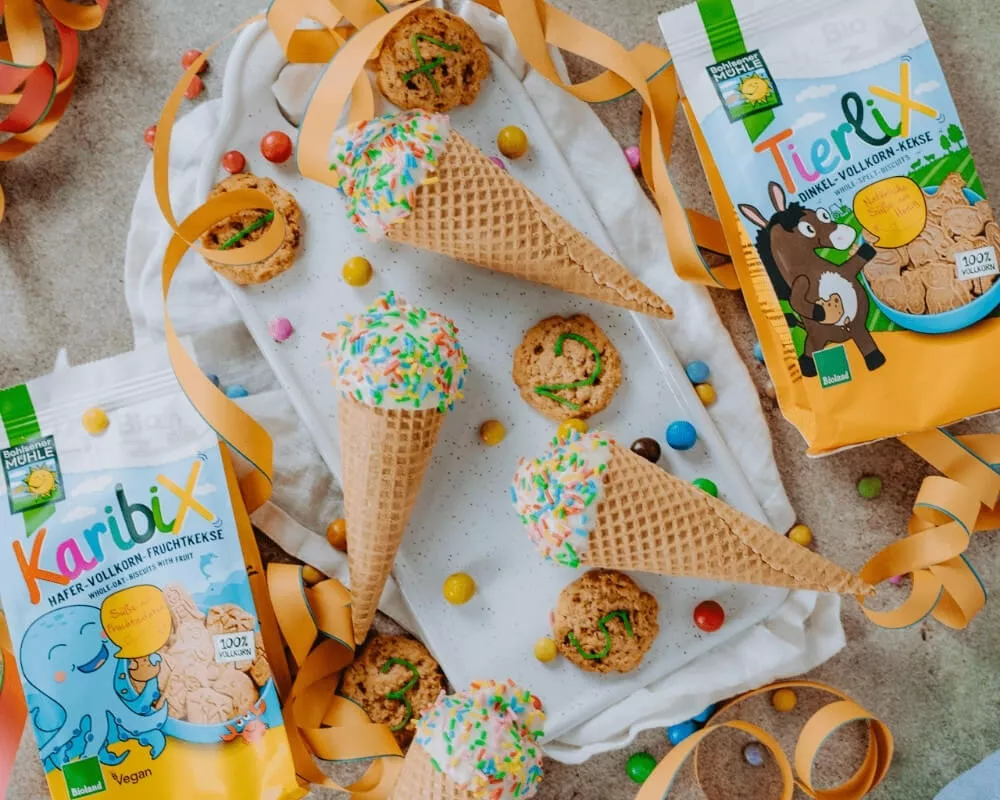 Bio-Vollkornkekse, Müsli, Crunchys und Snacks der Bohlsener Mühle unterstützen nachhaltige Landwirtschaft und Klimaschutz.