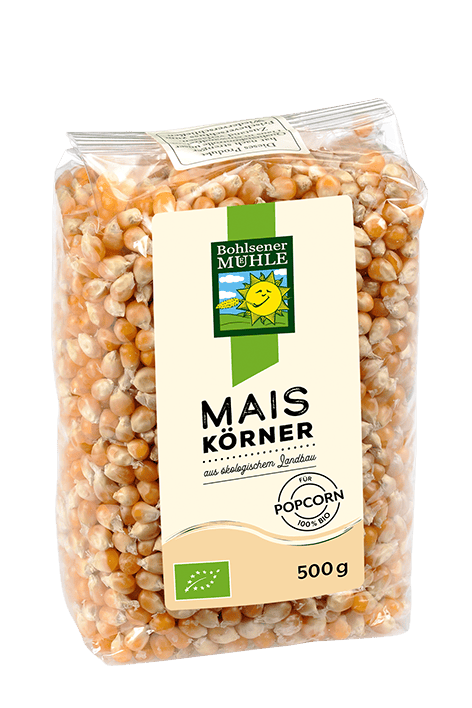 Popcorn Mais für Pfanne und Popcornmaschine  - Bohlsener Mühle Onlineshop