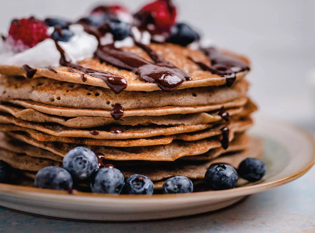 Rezept mit Buchweizenmehl: Buchweizenpfannkuchen