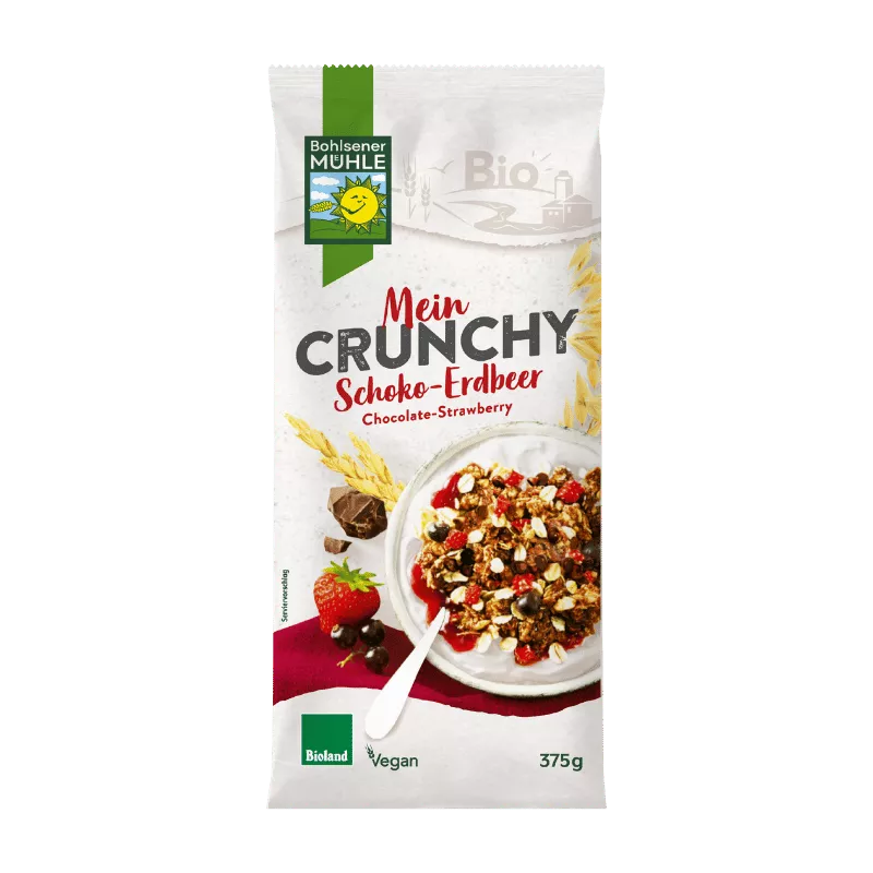 Mein Crunchy Schoko-Erdbeer