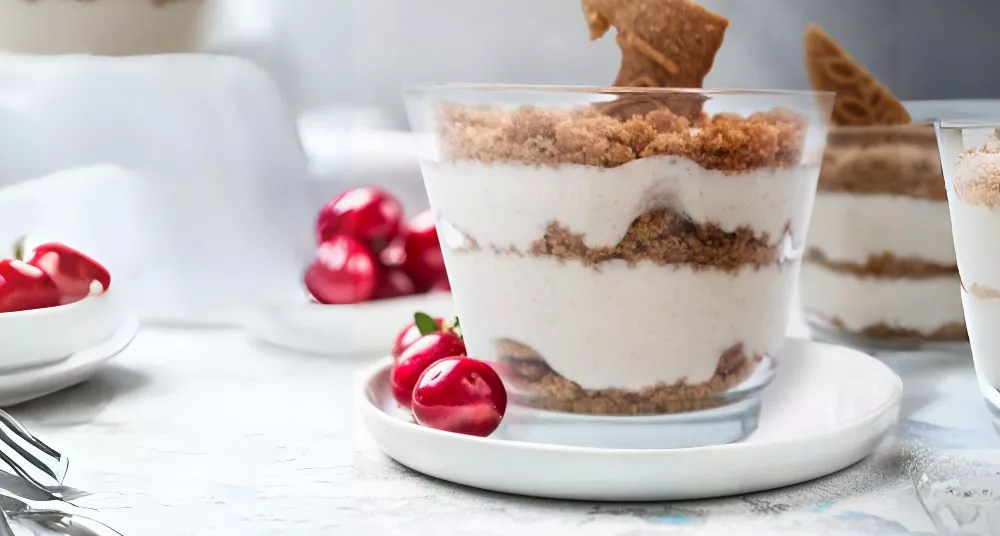 Schichtdessert mit Spekulatius