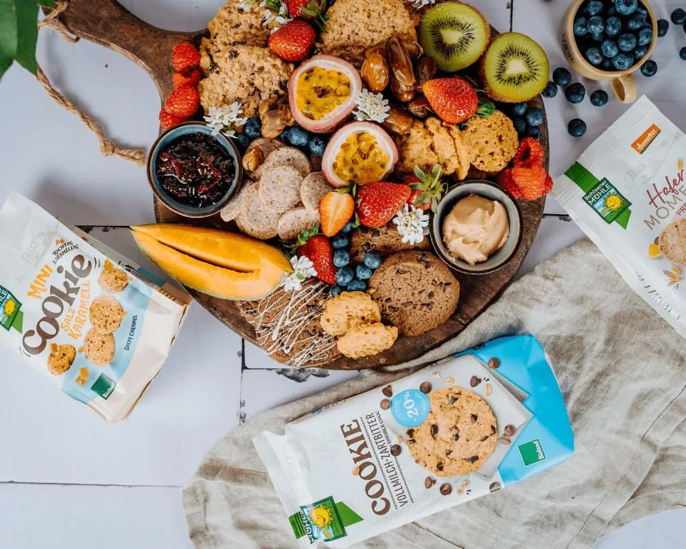 Bio-Kekse, Müsli, Crunchys, Snacks und schnelle Mahlzeiten der Bohlsener Mühle.
