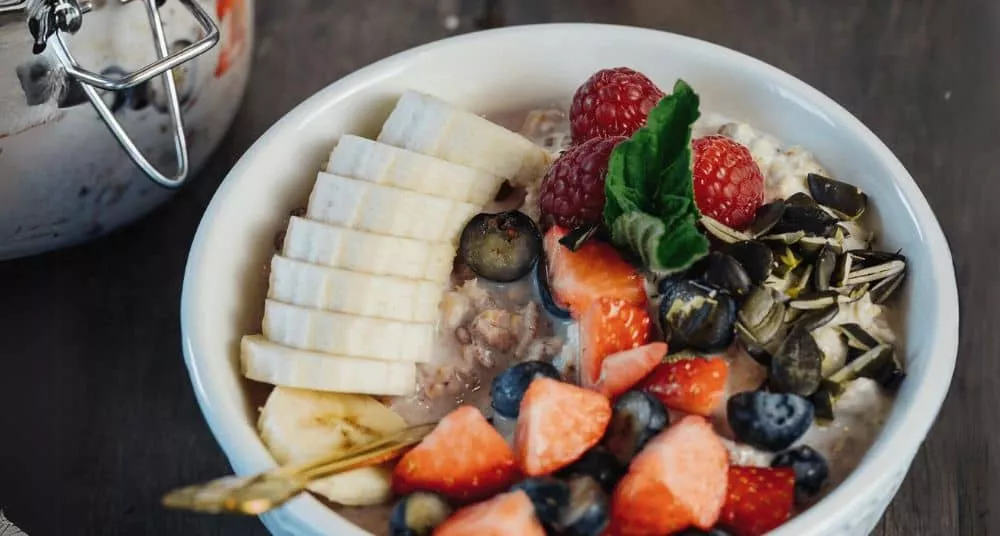 Overnight Oats mit Beeren