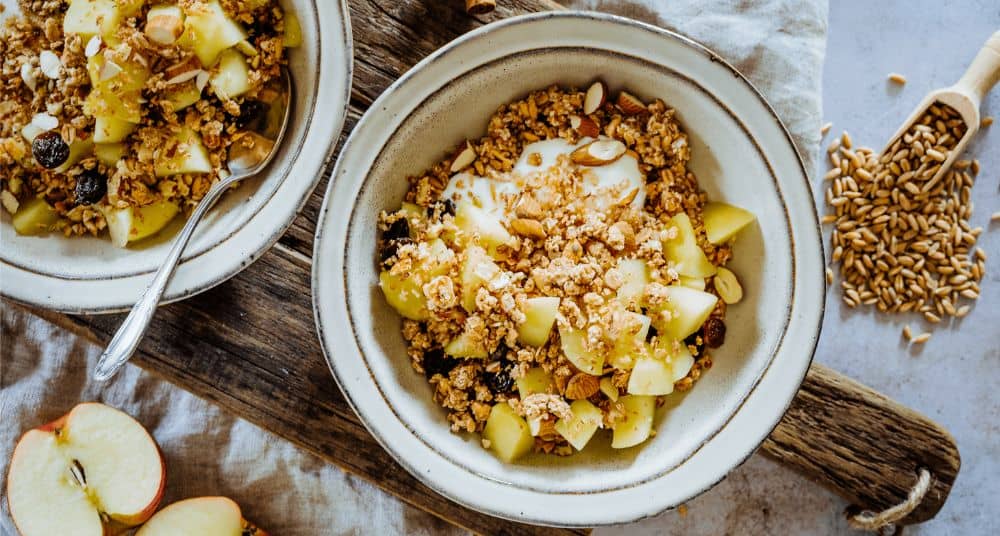 Rezept: Frischkornbrei Dinkel-Apfelstrudel | Bohlsener Mühle