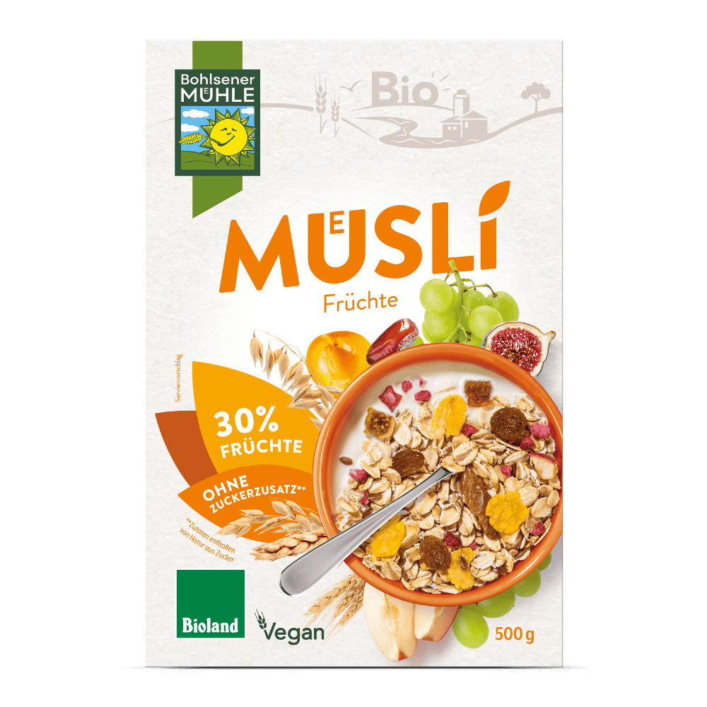 Muesli Früchte 