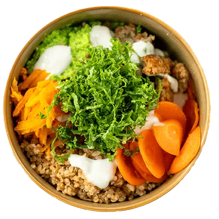 Rezept: Bowl mit Quinoa, Kürbis und Peacamole