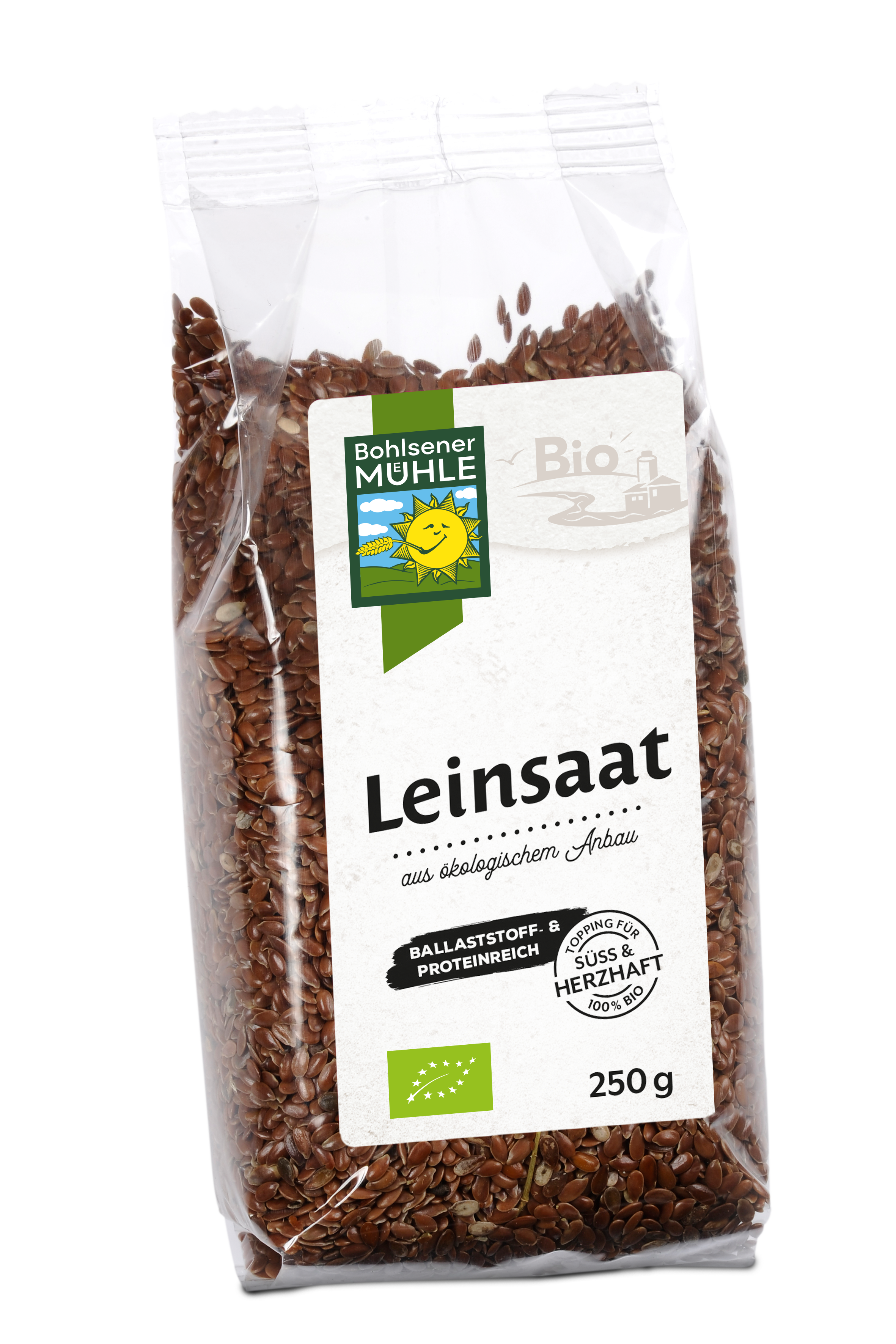 Leinsaat, braun