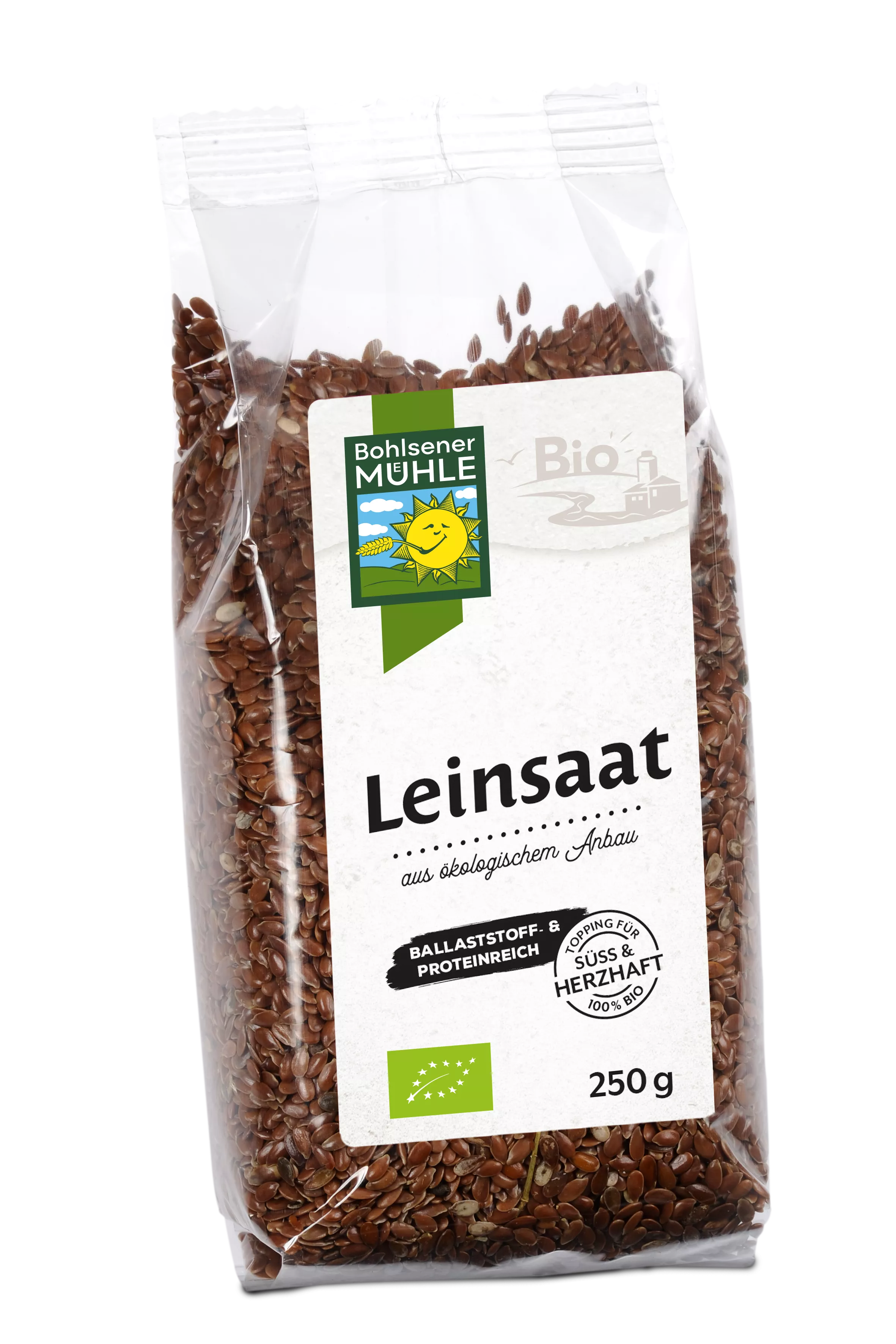 Leinsaat, braun