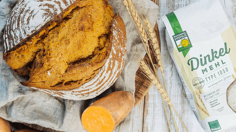 Süßkartoffelbrot Rezept | Bohlsener Mühle Süßkartoffelbrot Rezept | Bohlsener Mühle