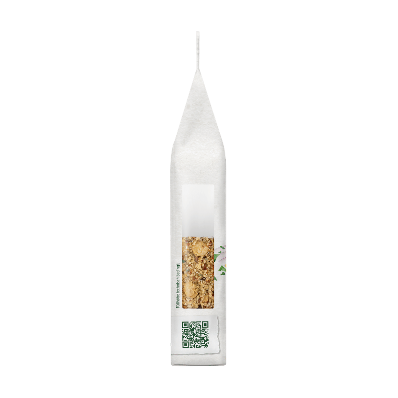 Bohlsener Mühle Crunchy Cookie in transparenter Verpackung.