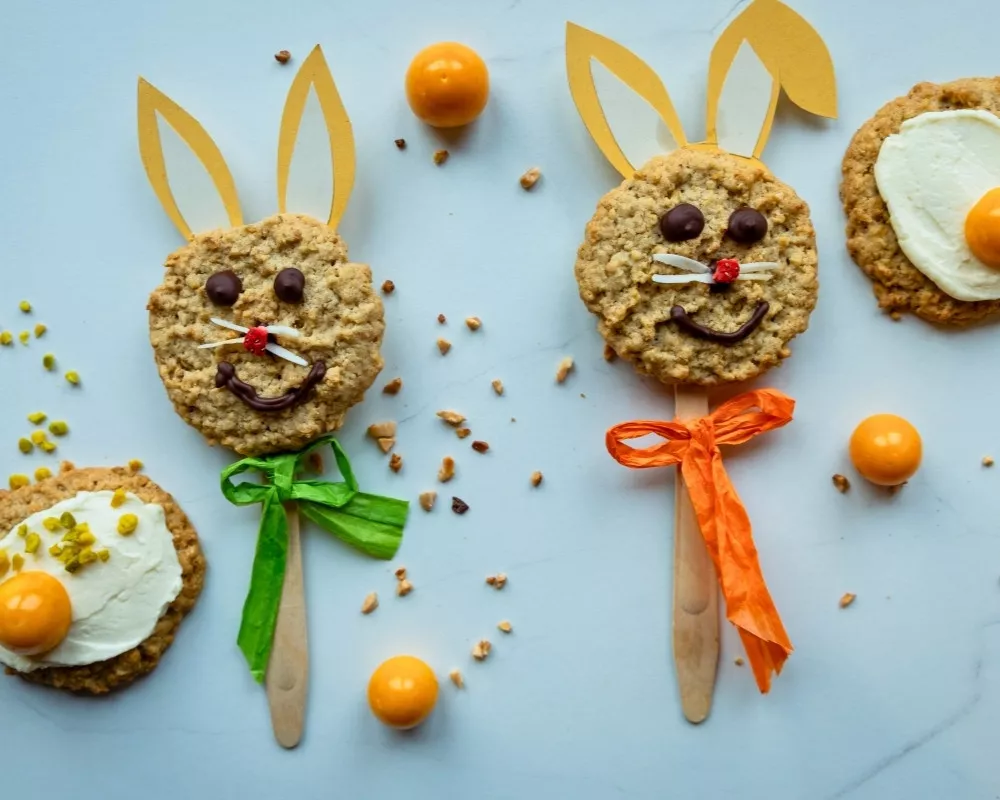 Osterhasen Cookies & Süße Spiegeleier